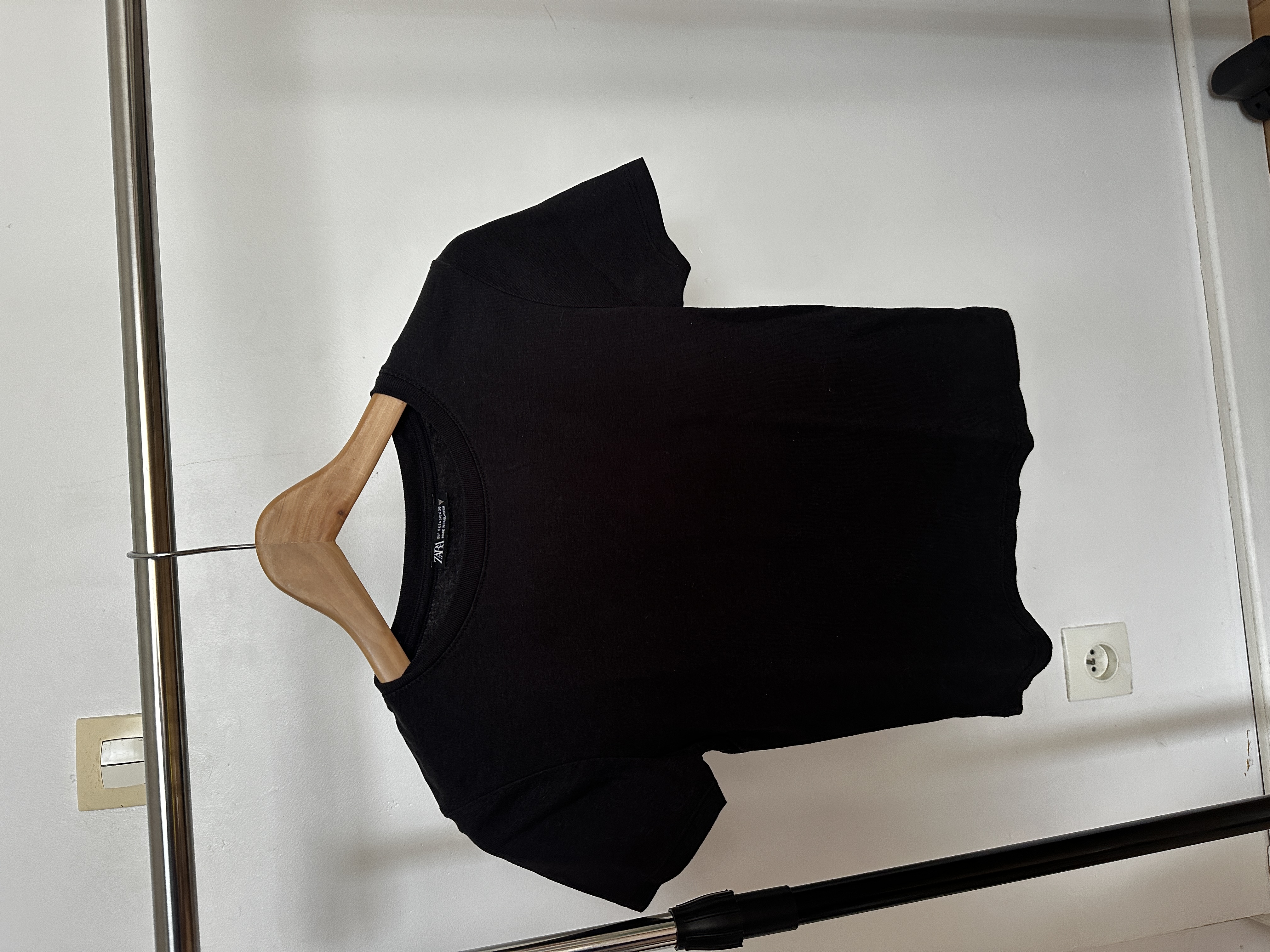T shirt noir basic Zara S — Zara — La Réunion