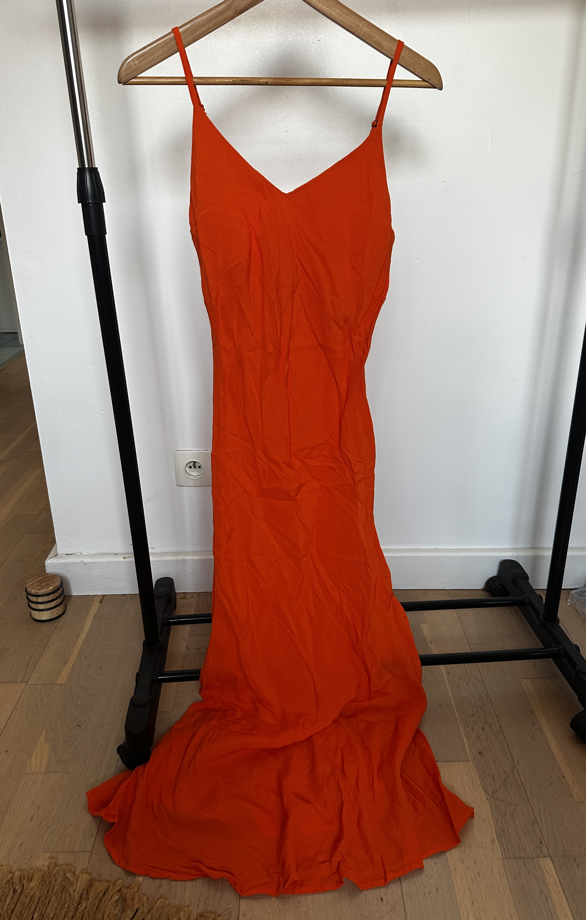 Robe CoB orange fente sur le côté S — CoB — La Réunion