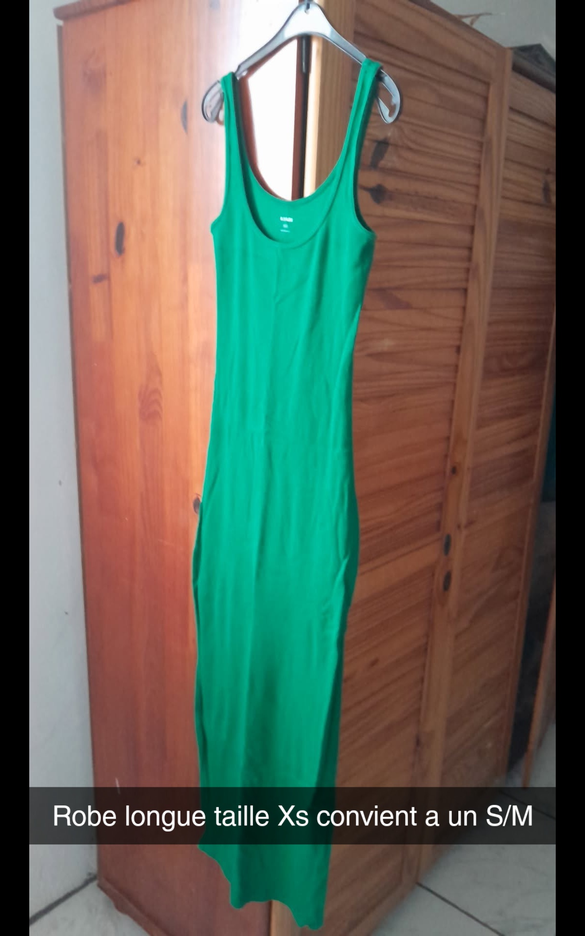Robe longue verte — La Réunion