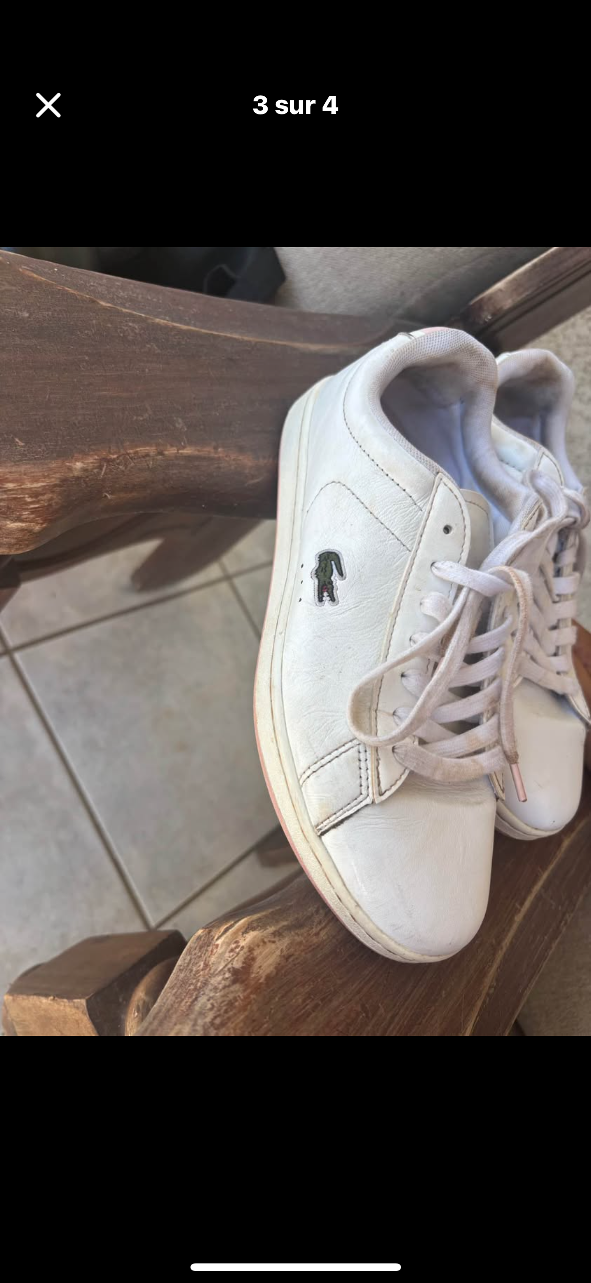 Basket lacoste 50€