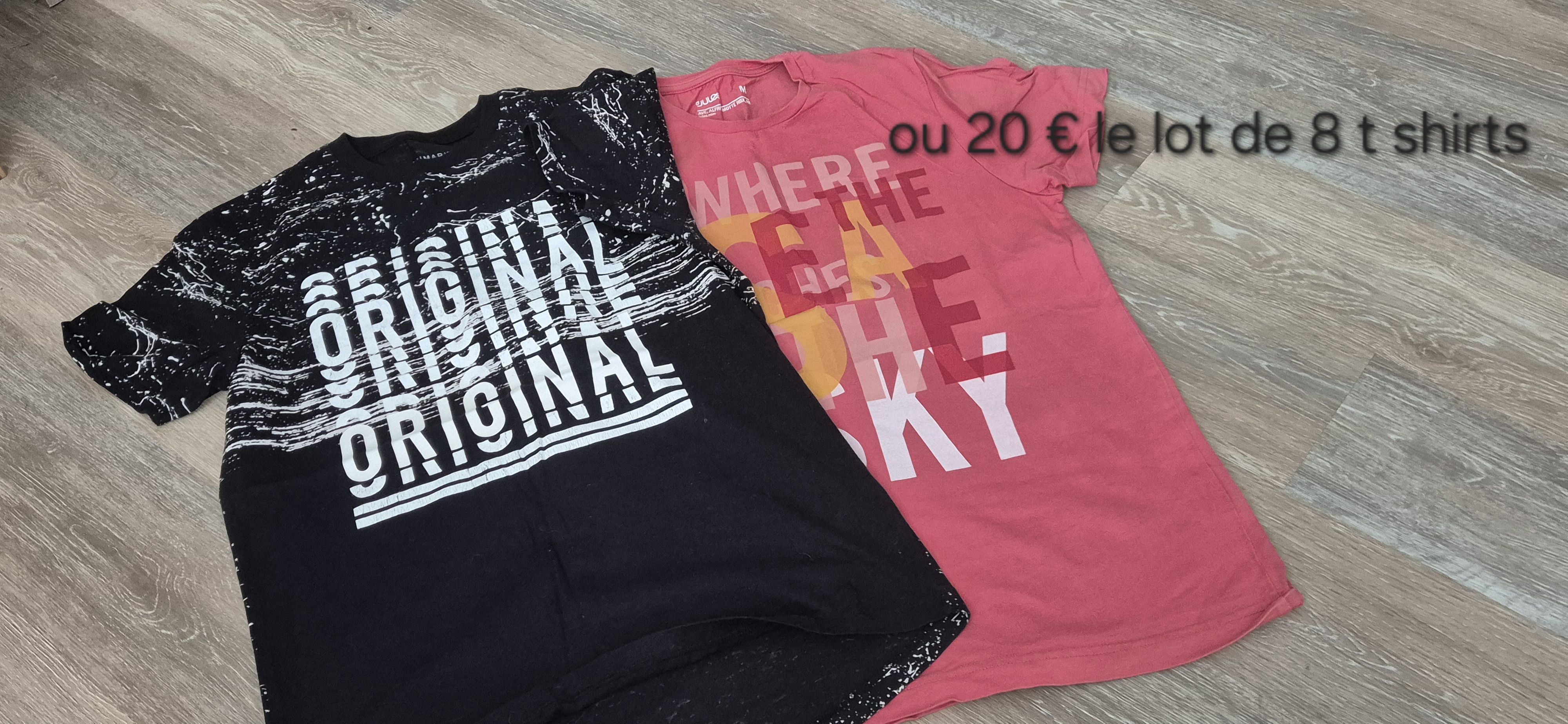 Lot de t shirt homme