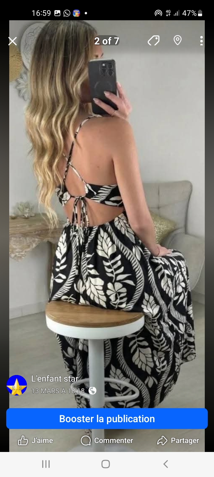 ROBE LONGUE TAILLE UNIQUE