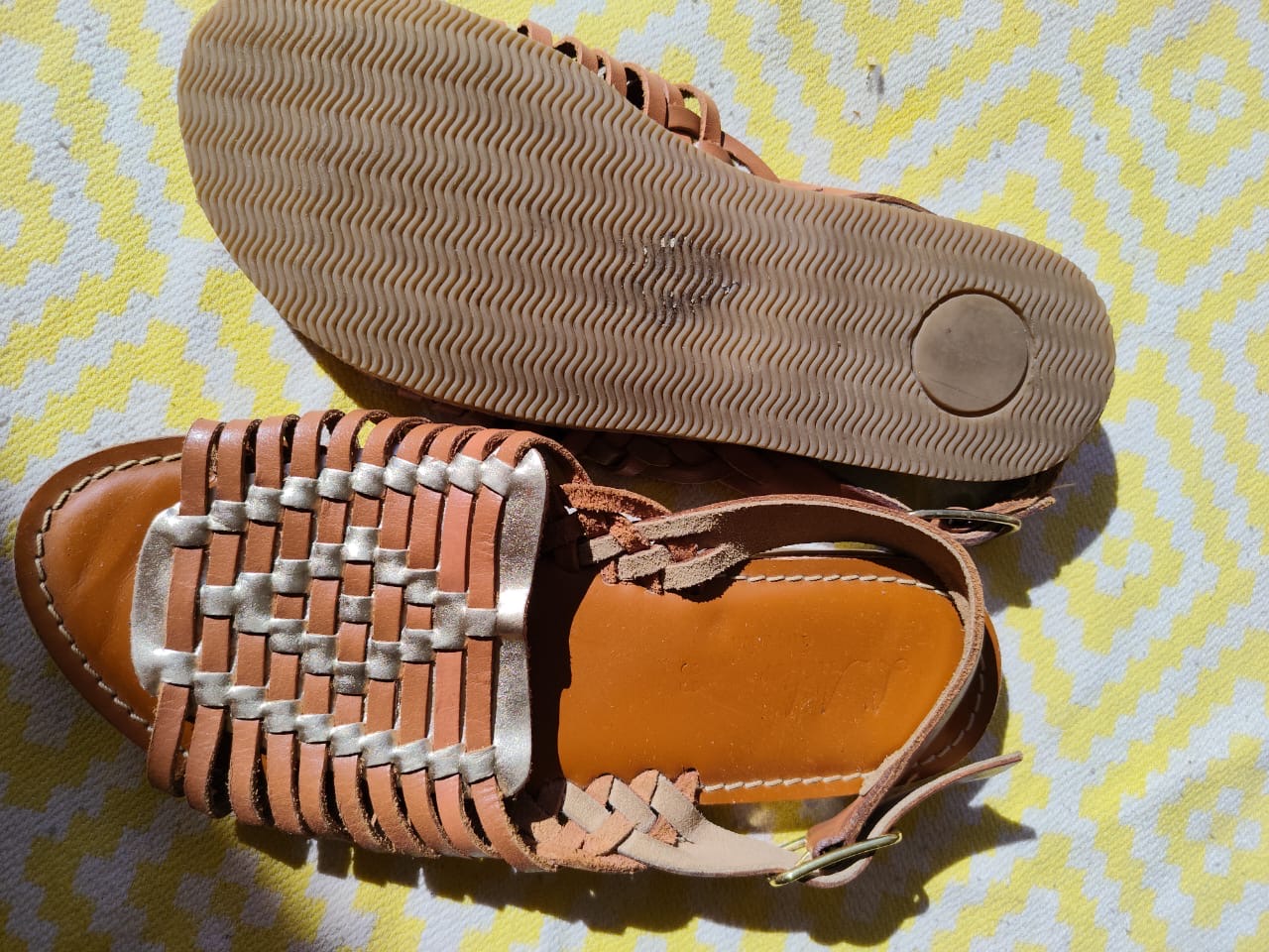 Sandales en cuir