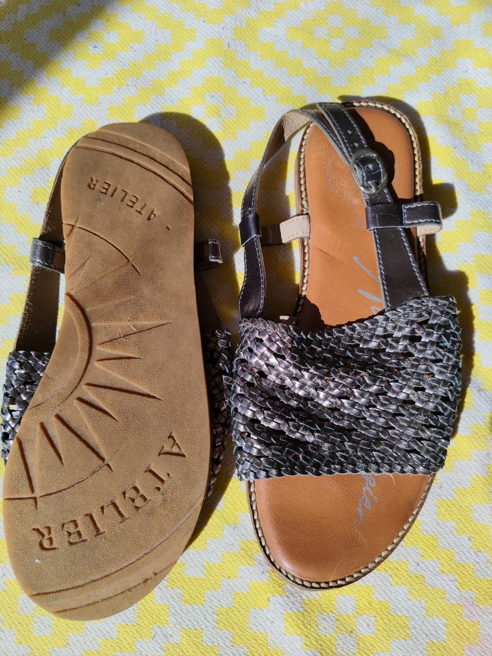 Sandales en cuir