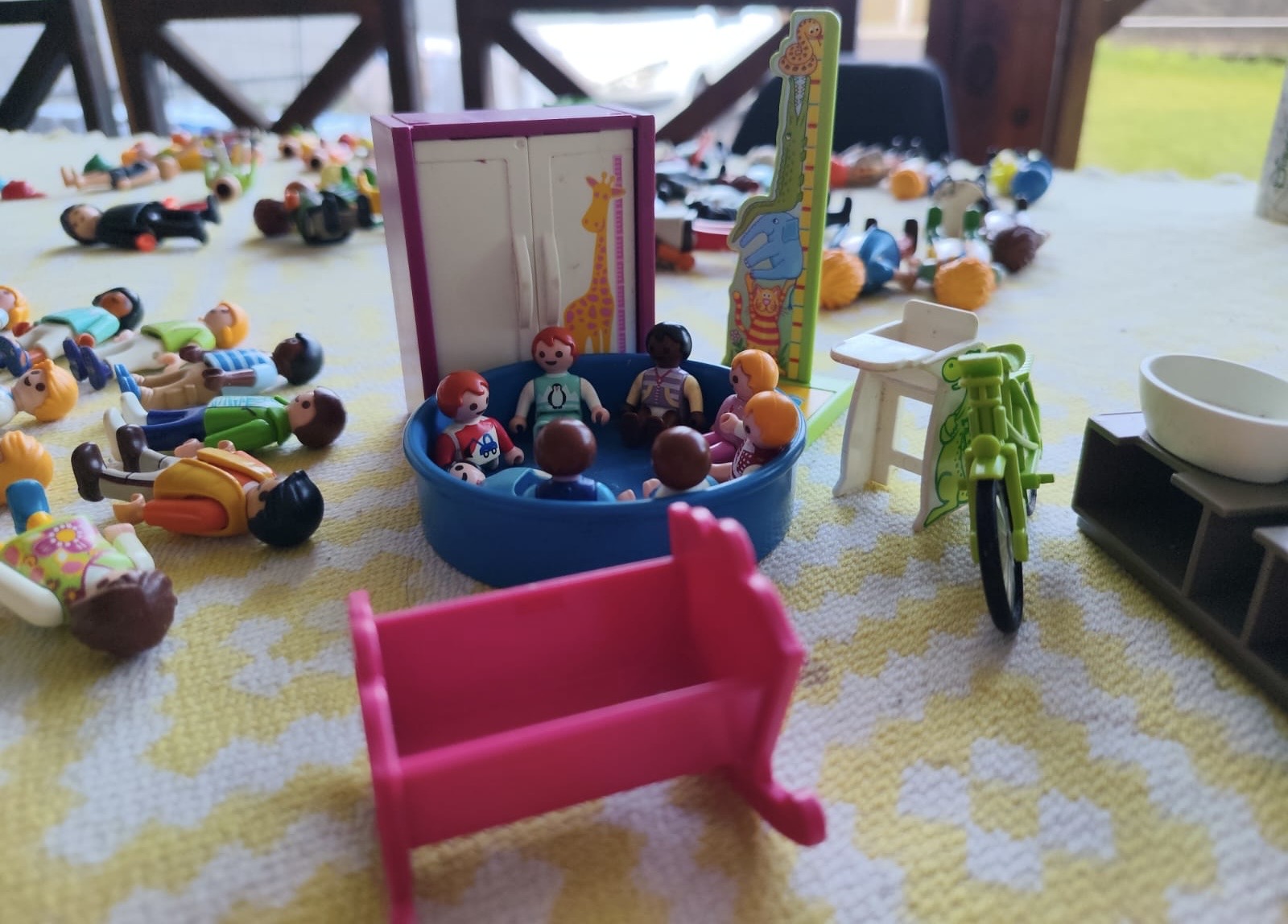 Lot playmobils enfants