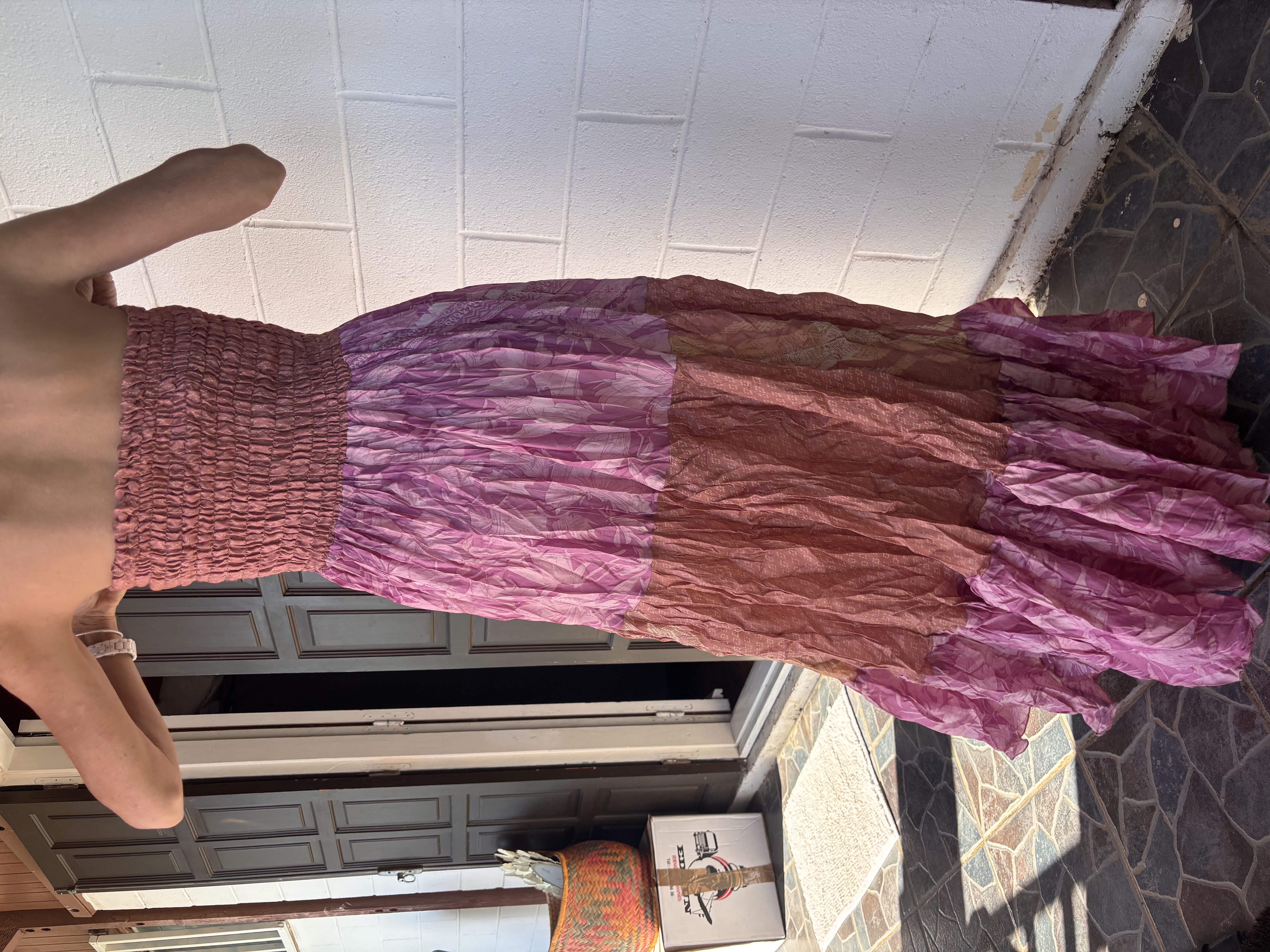 Robe en soie