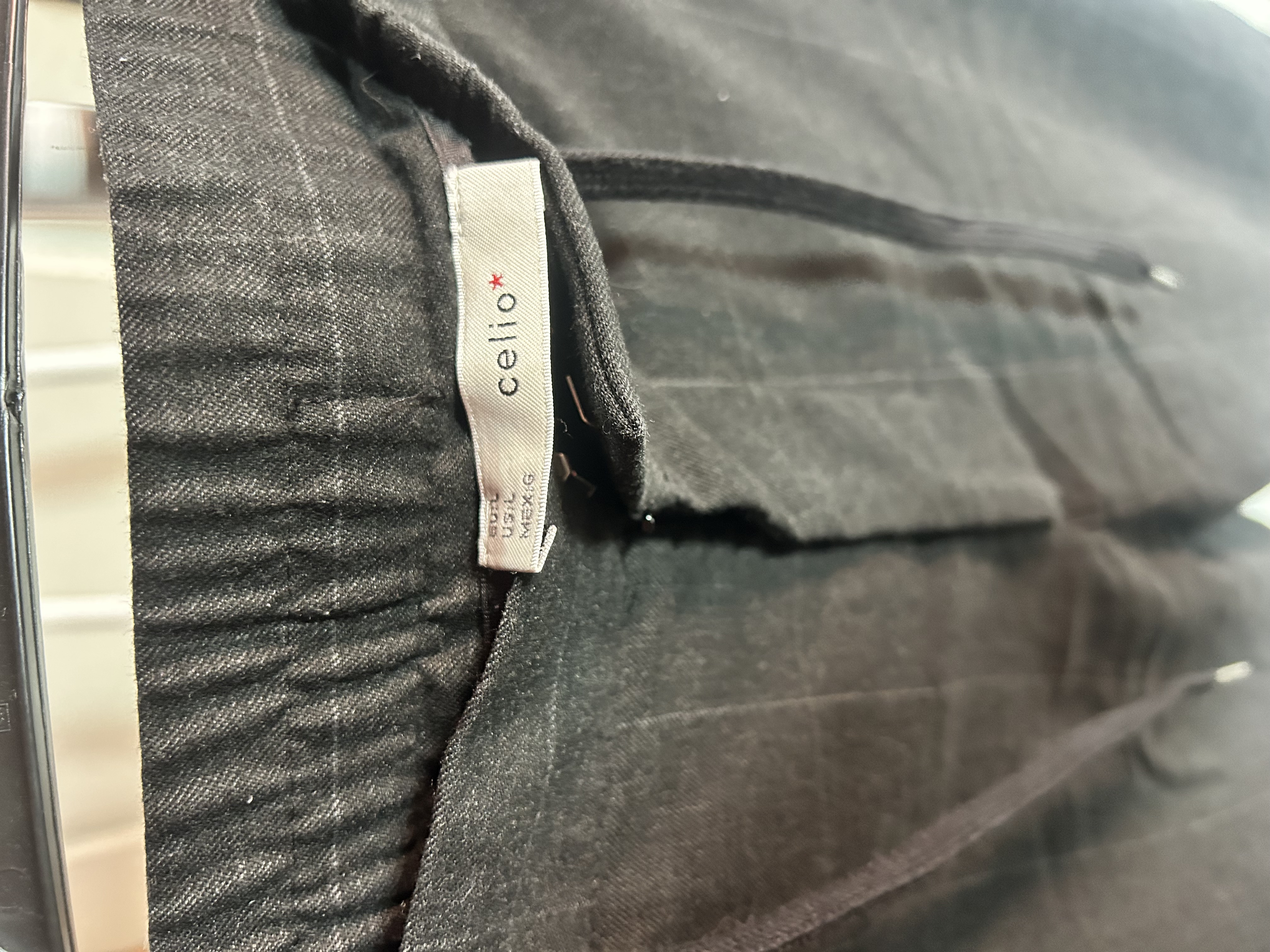 Pantalon à carreaux Celio