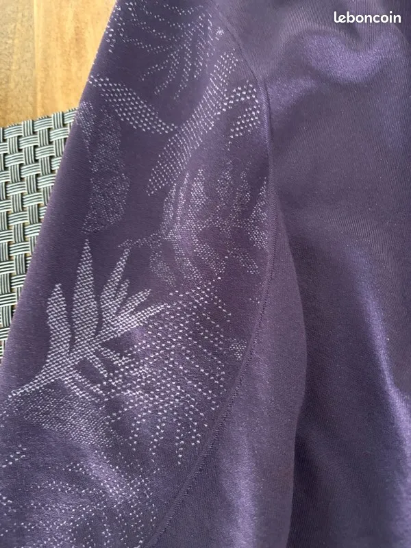 Legging violet femme XS neuf