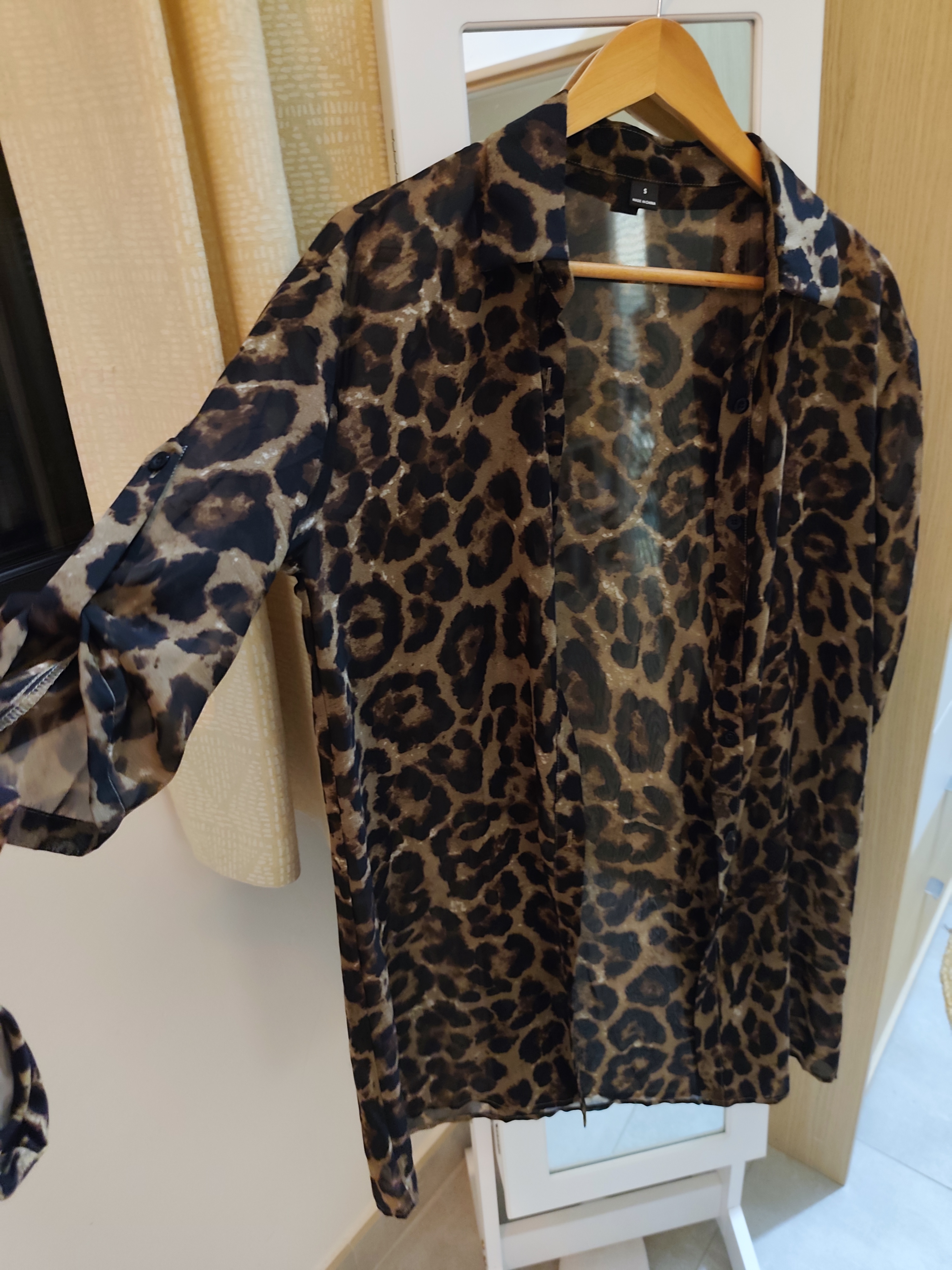 Chemise voilage et son crop Top