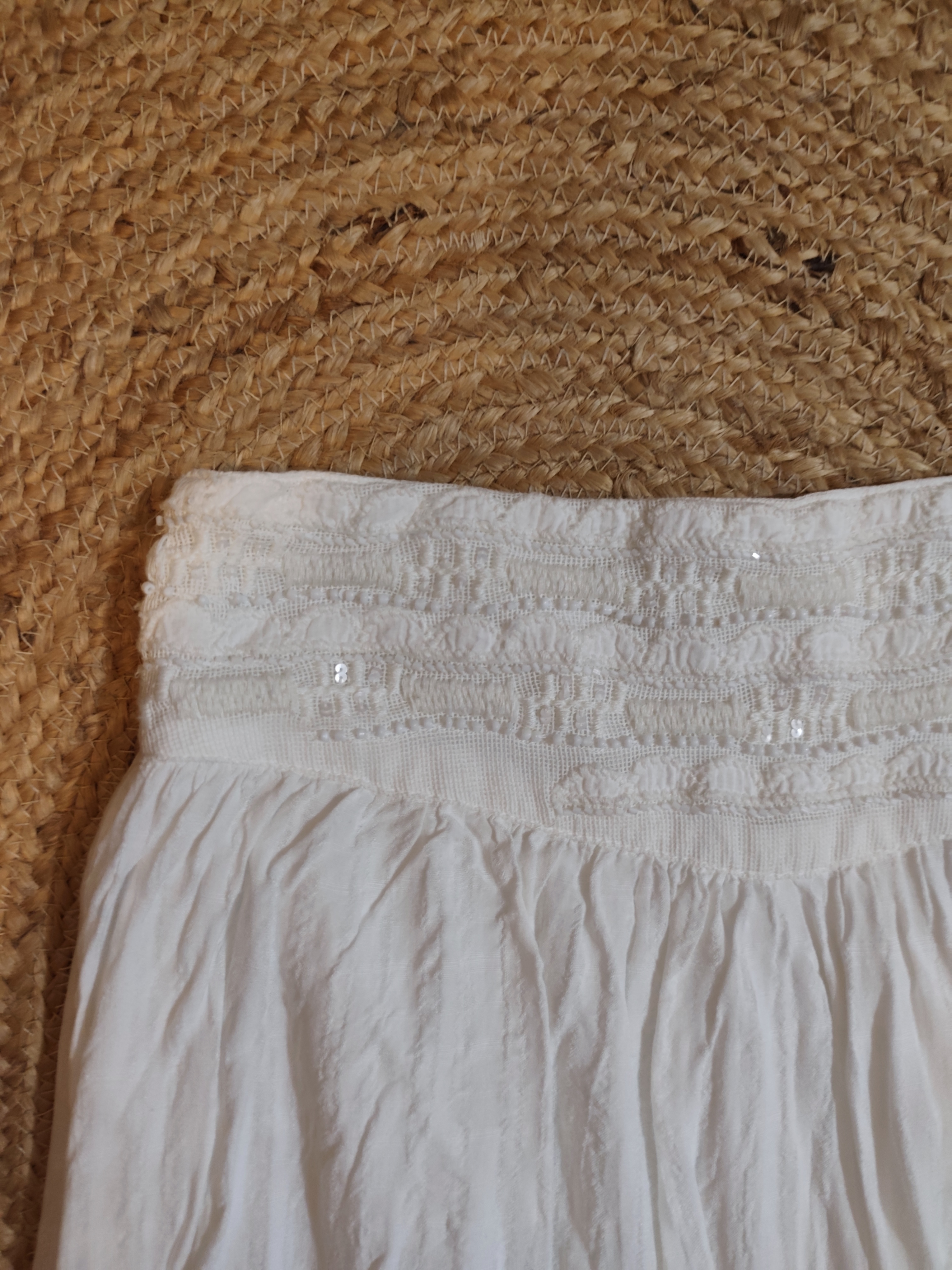 Jupe longue blanche Promod