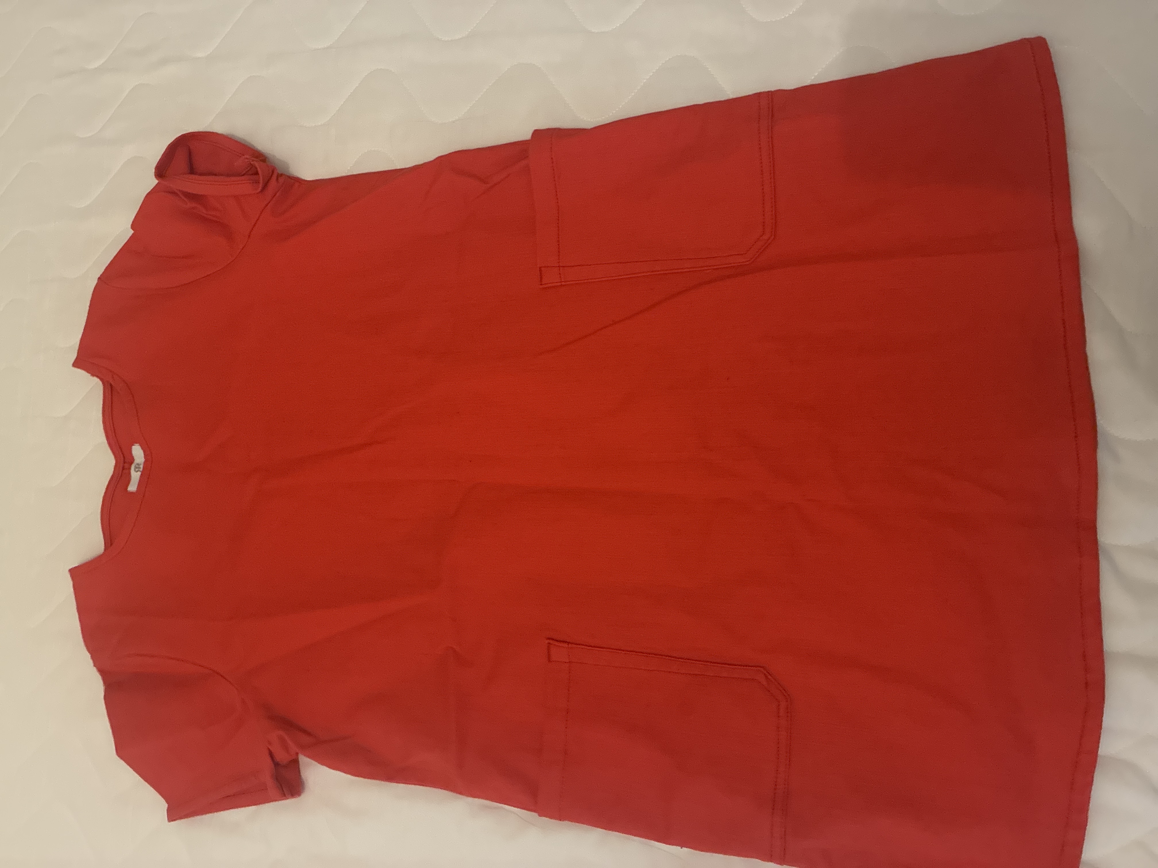 Robe rouge coton