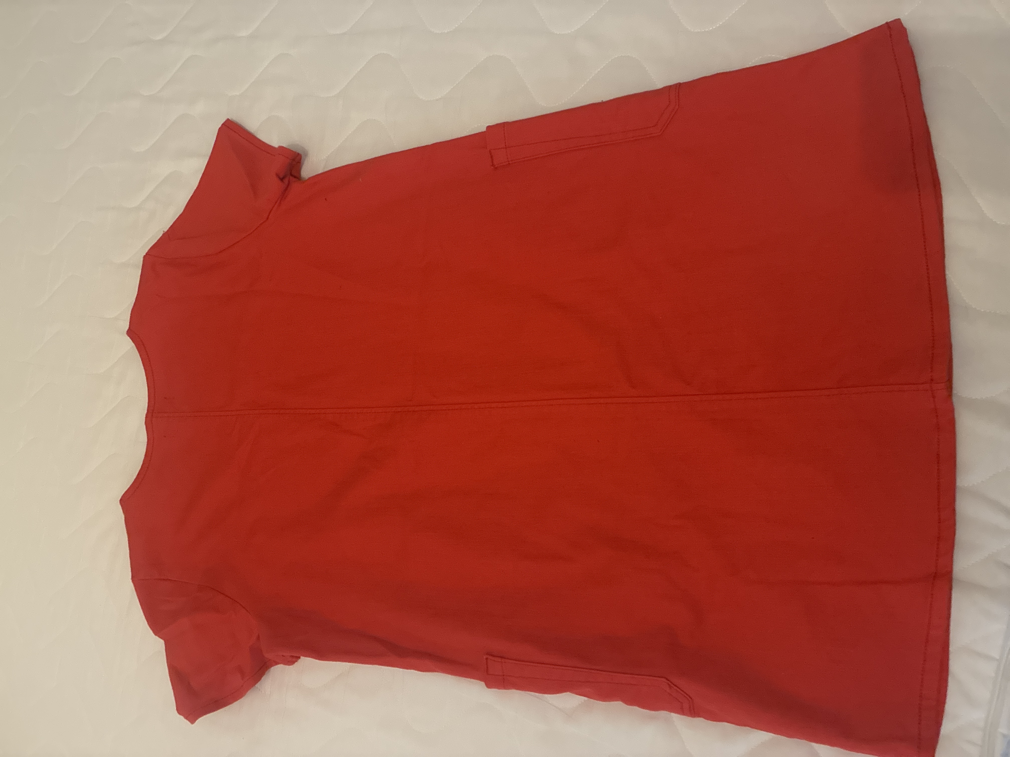 Robe rouge coton