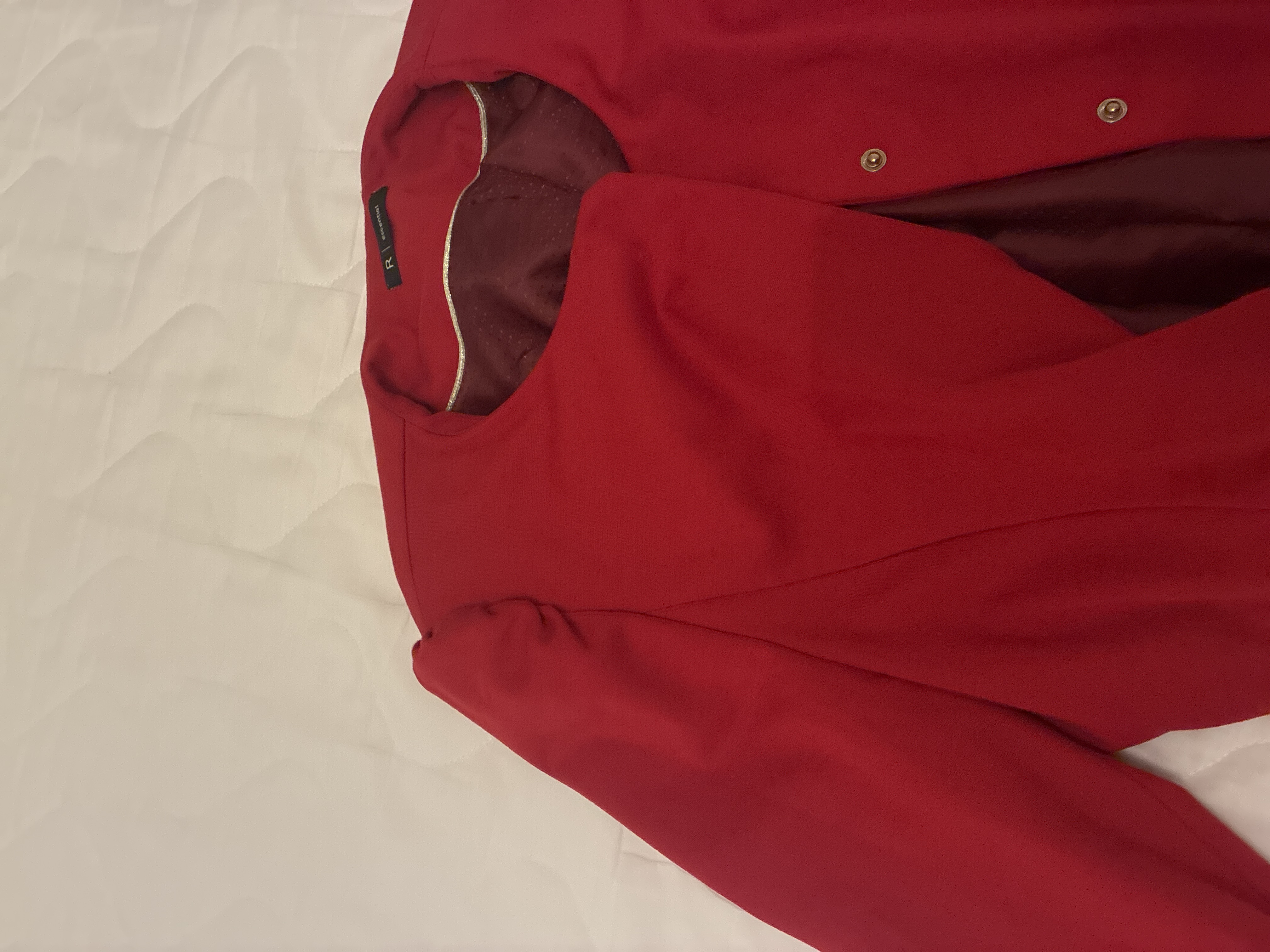 Veste rouge taille 46