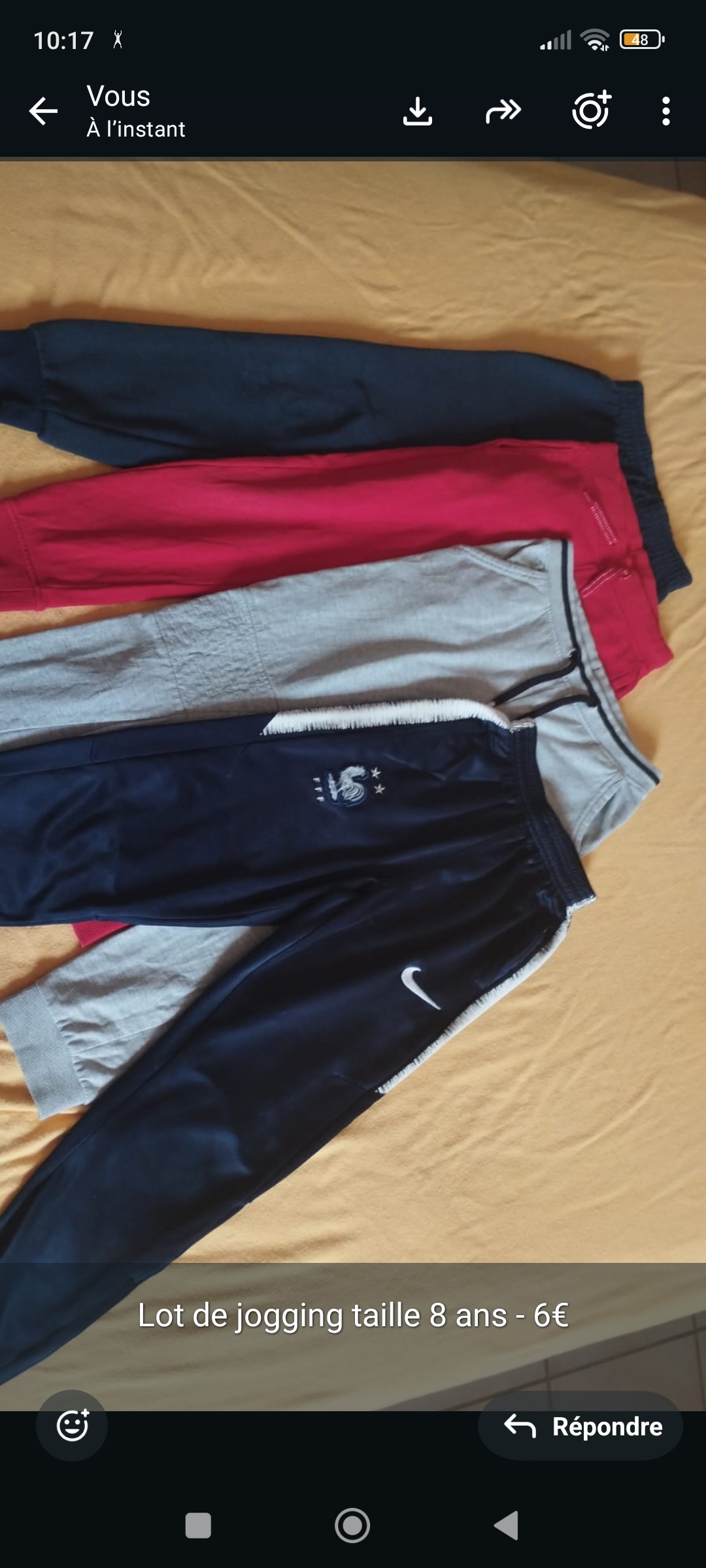 Joggings 8 ans — La Réunion