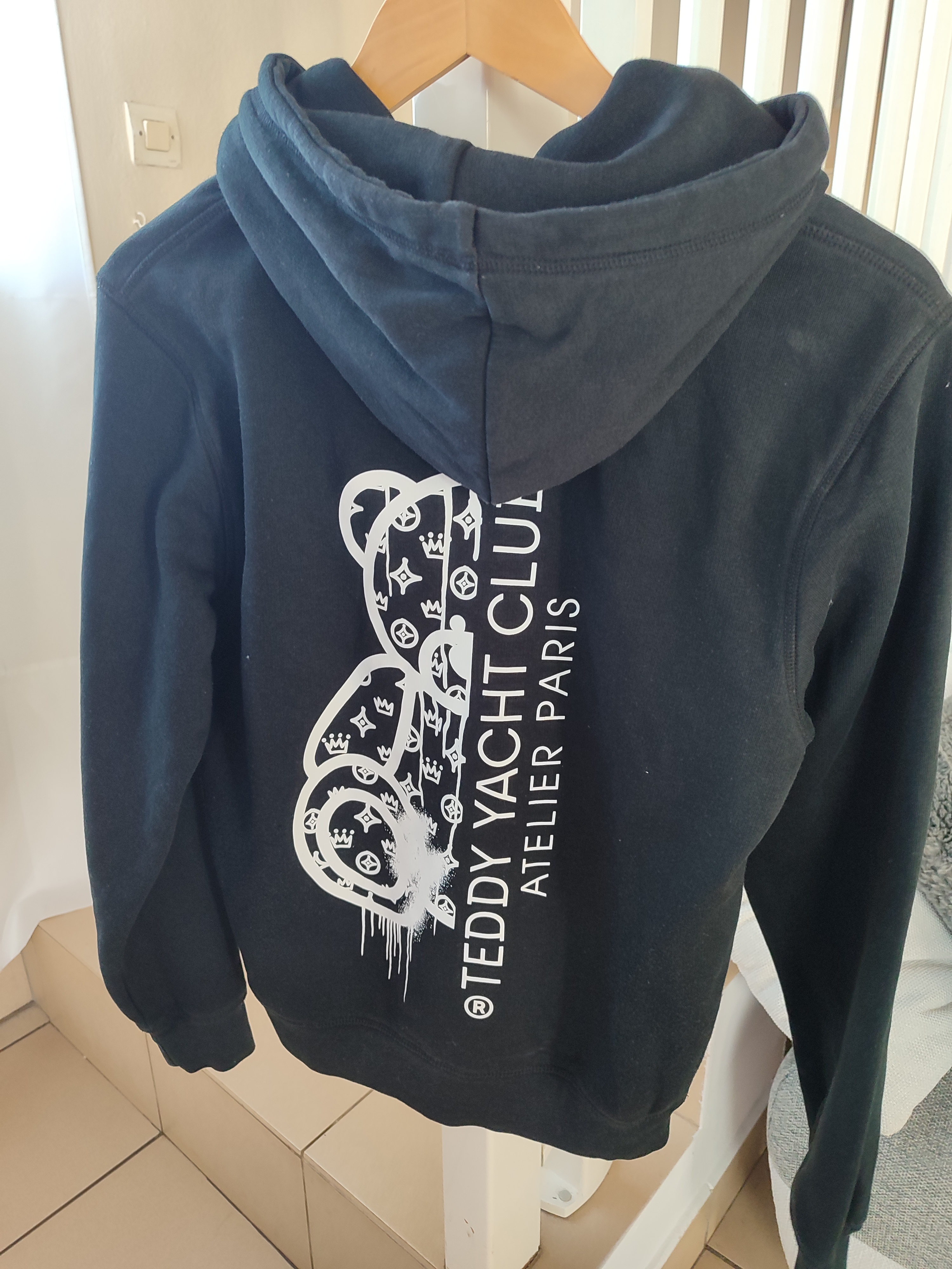 Sweat shirt noir Teddy yacht club