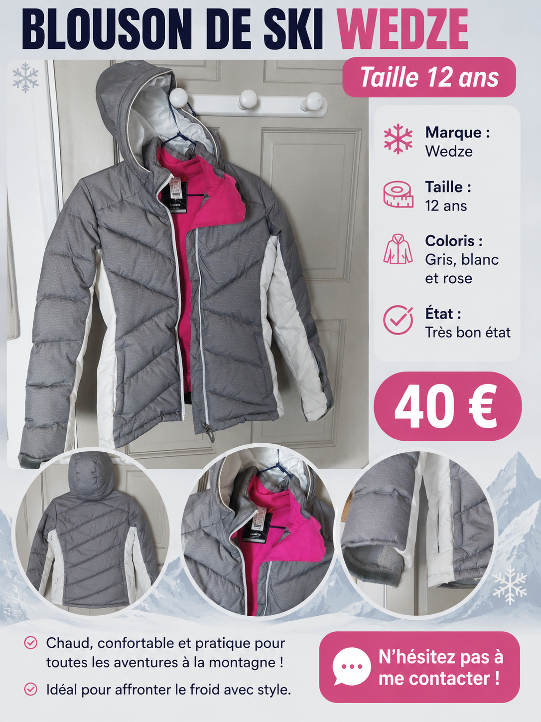 Blouson sly — Wedze — La Réunion