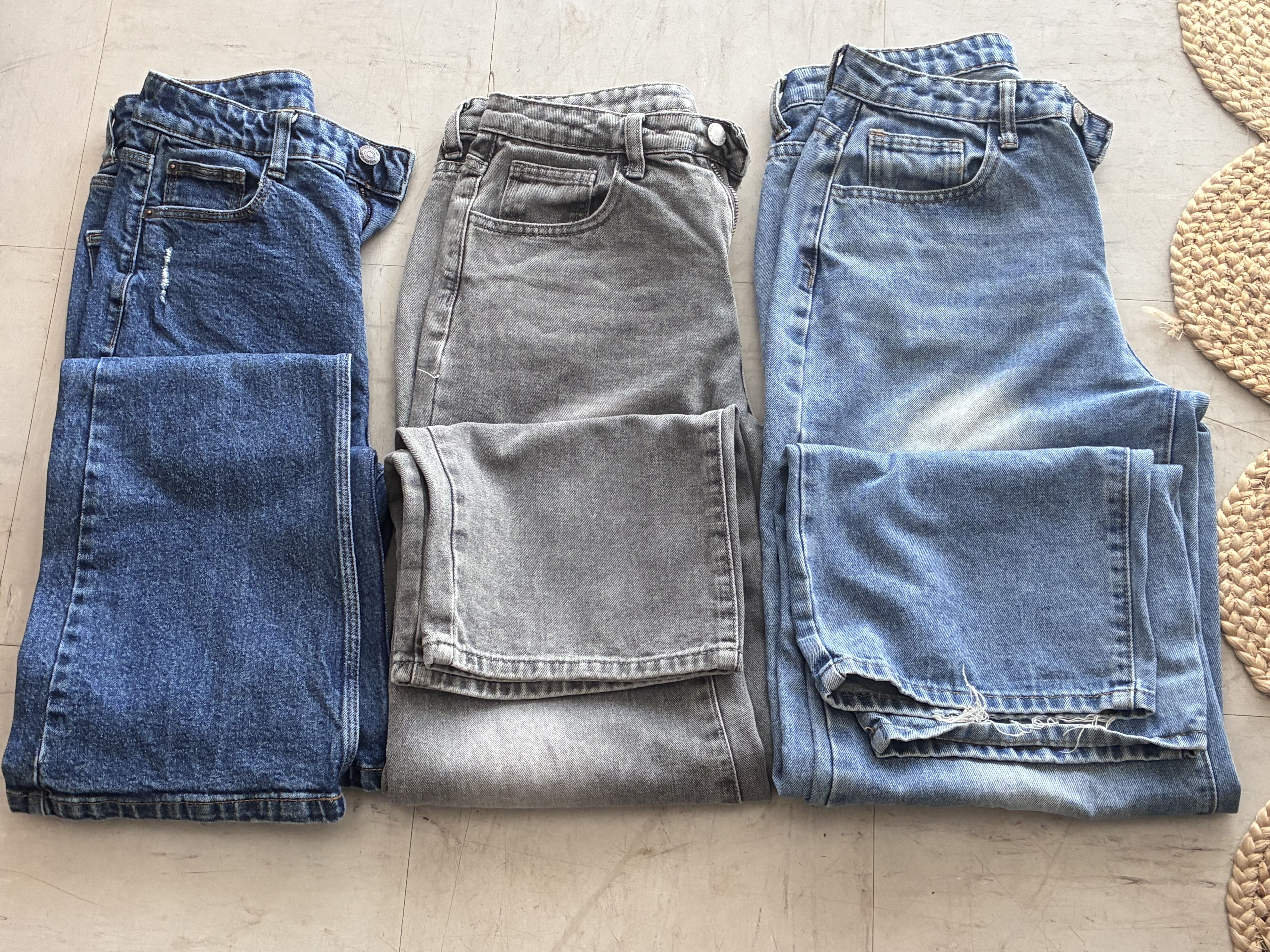 Lot de 3 jeans femme taille 34