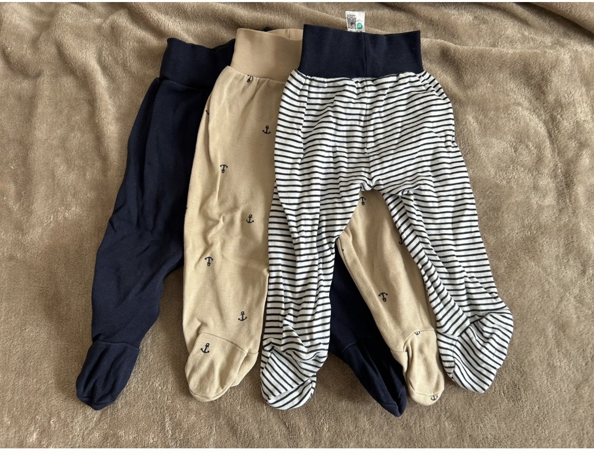 Pantalon à pied fin 6 mois garçon — Sans marque — La Réunion
