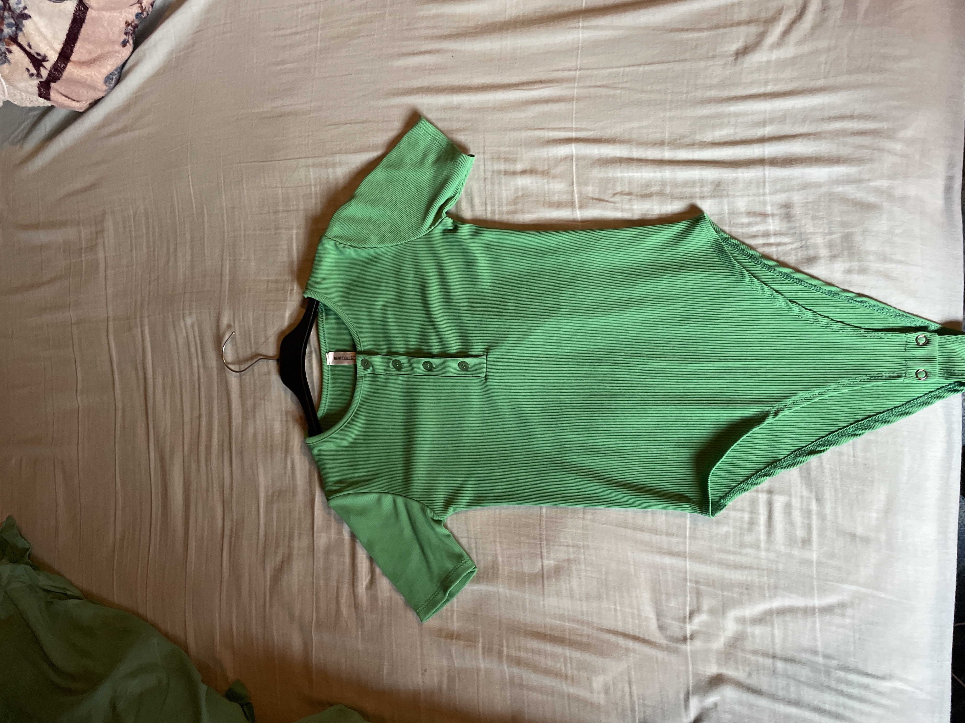 Body vert casual — La Réunion