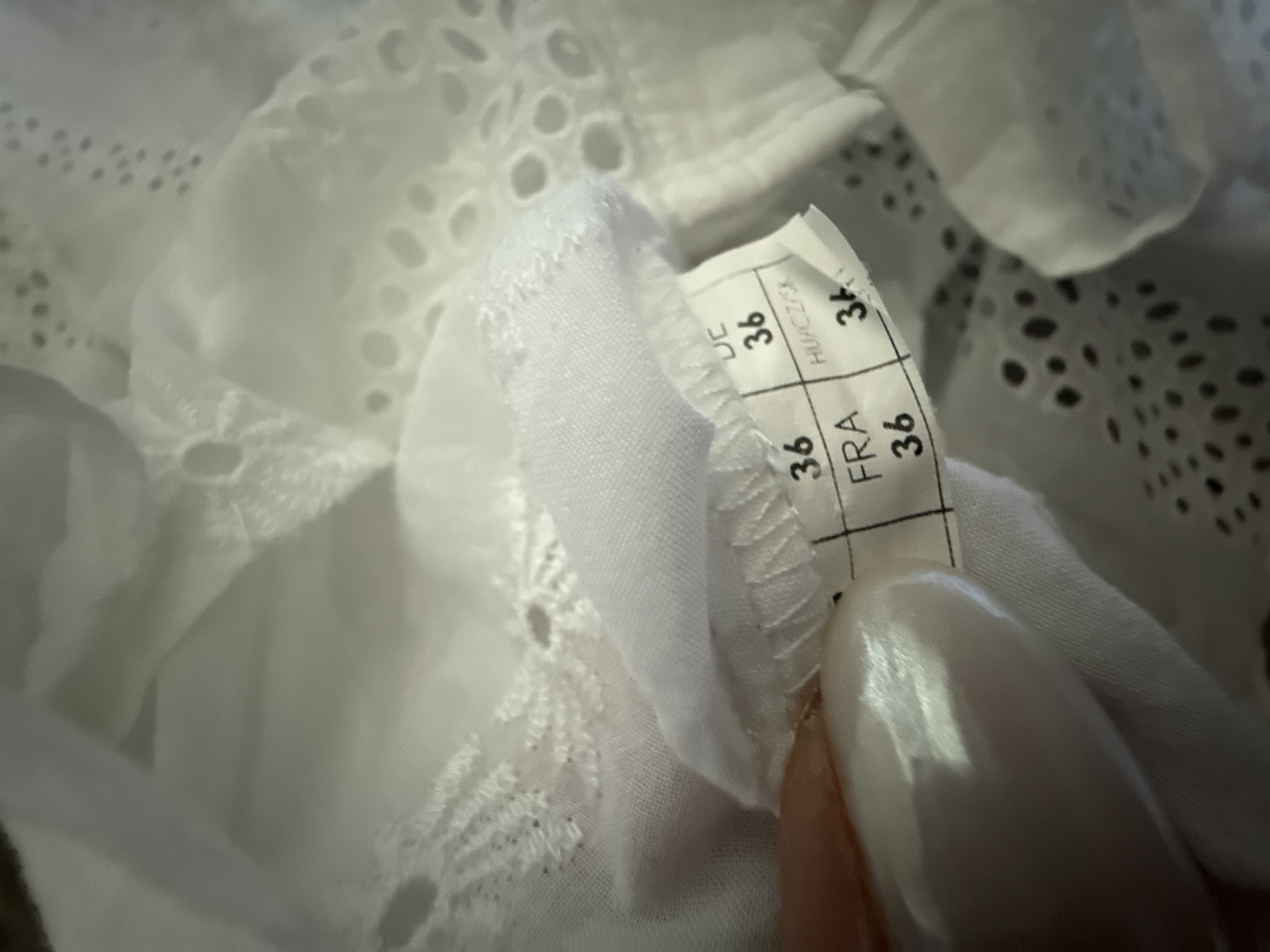 Chemise broderie anglaise Promod