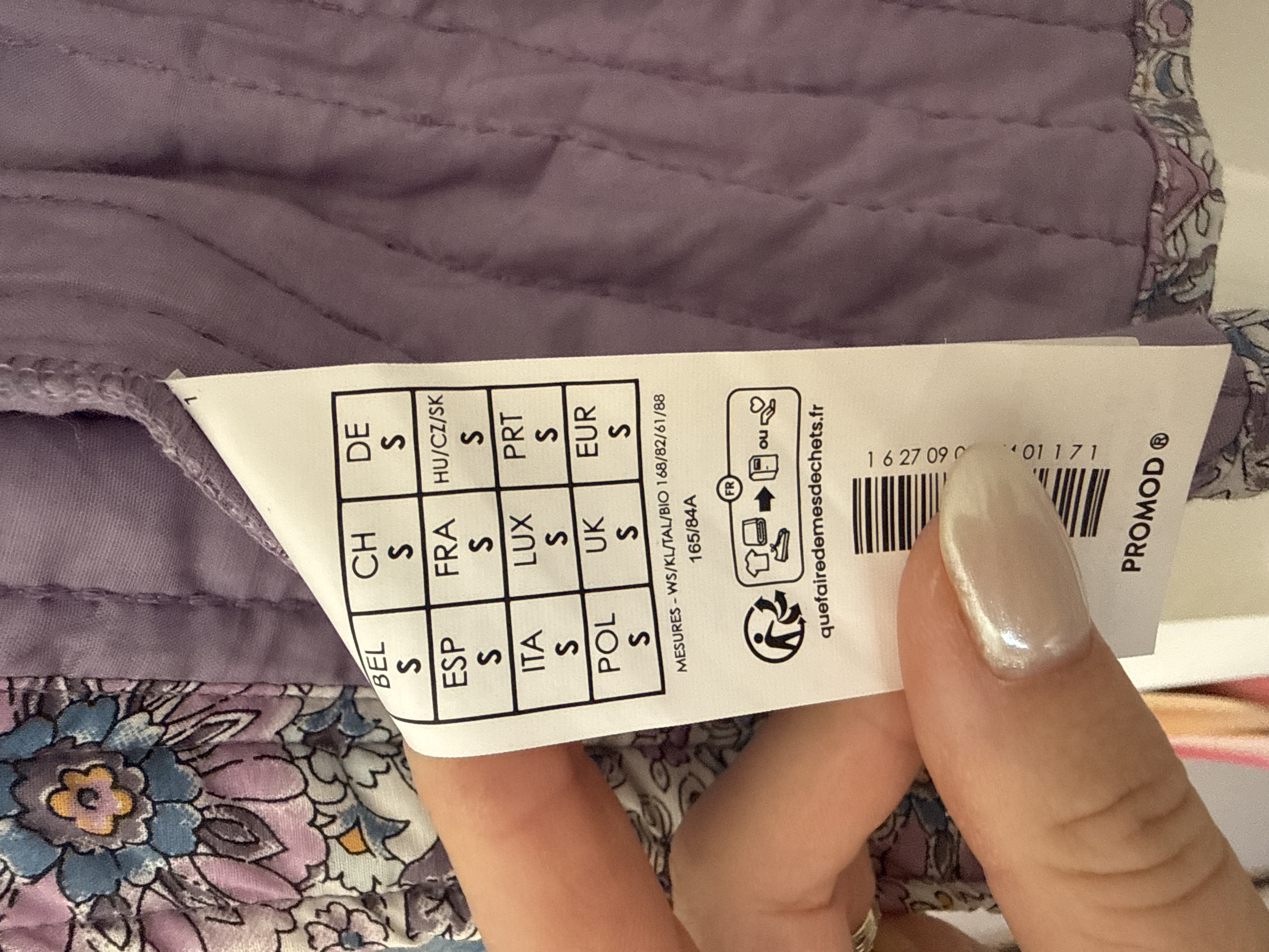 Veste légèrement matelassé taille S Promod