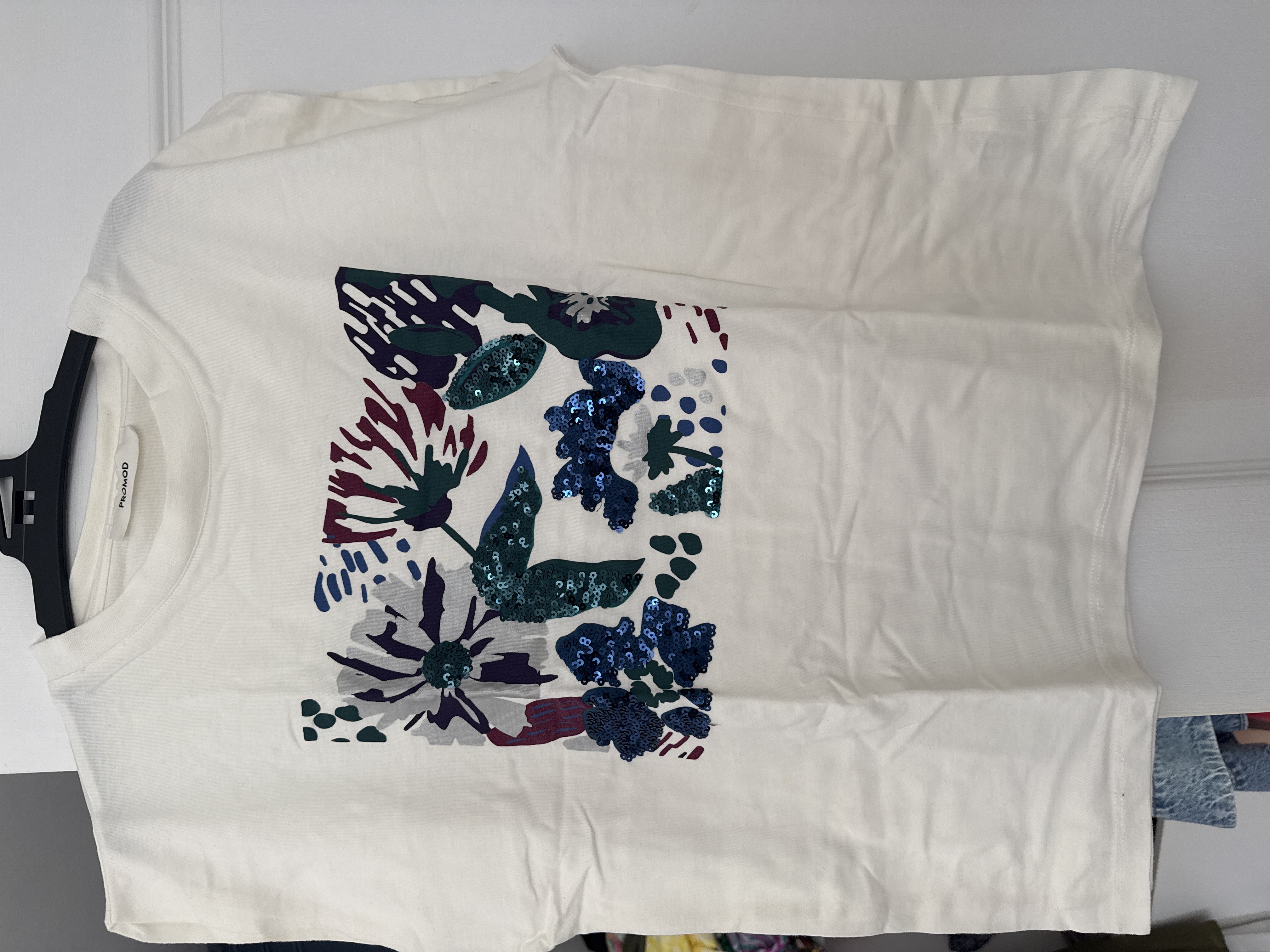 Ter shirt imprime avec sequin Promod S — Promod — La Réunion