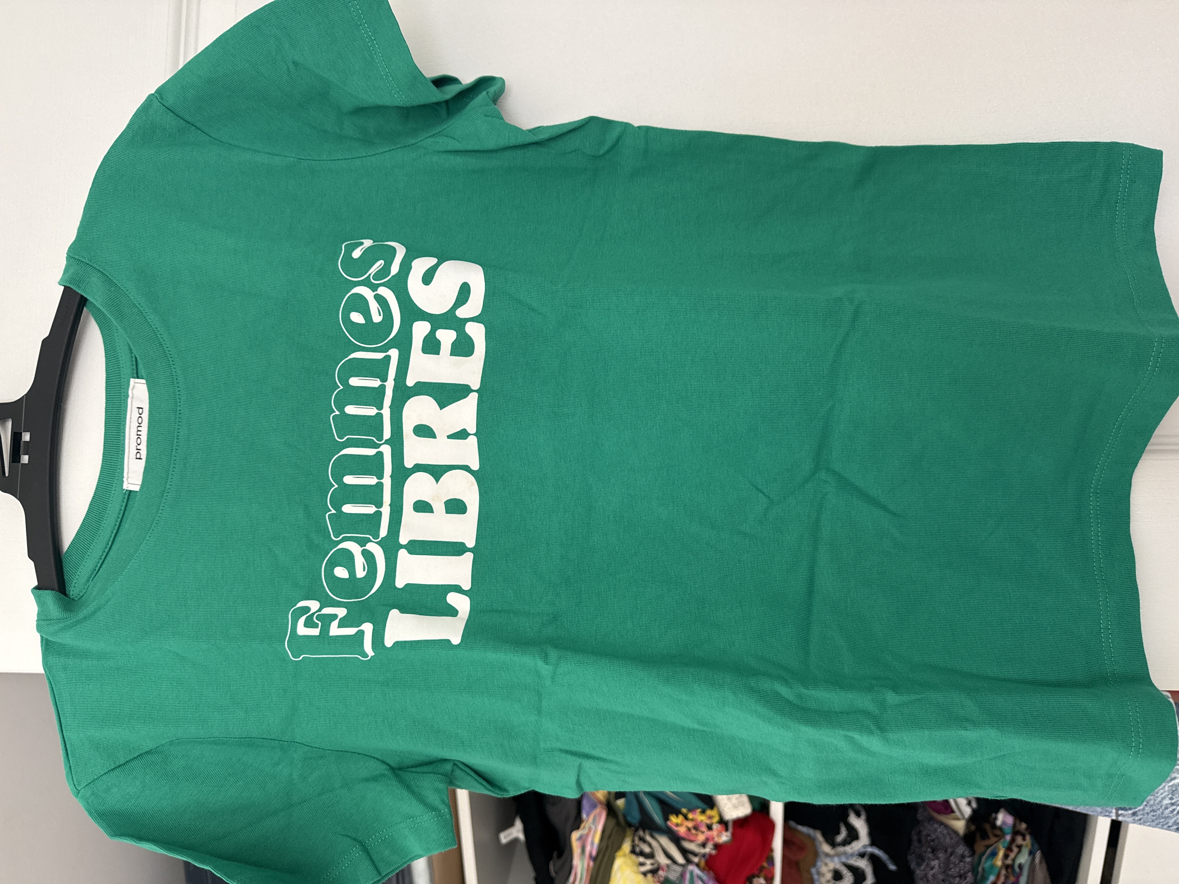 TEE shirt vert Promod S