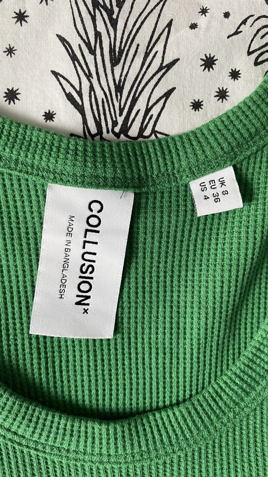 Débardeur vert COLLUSION