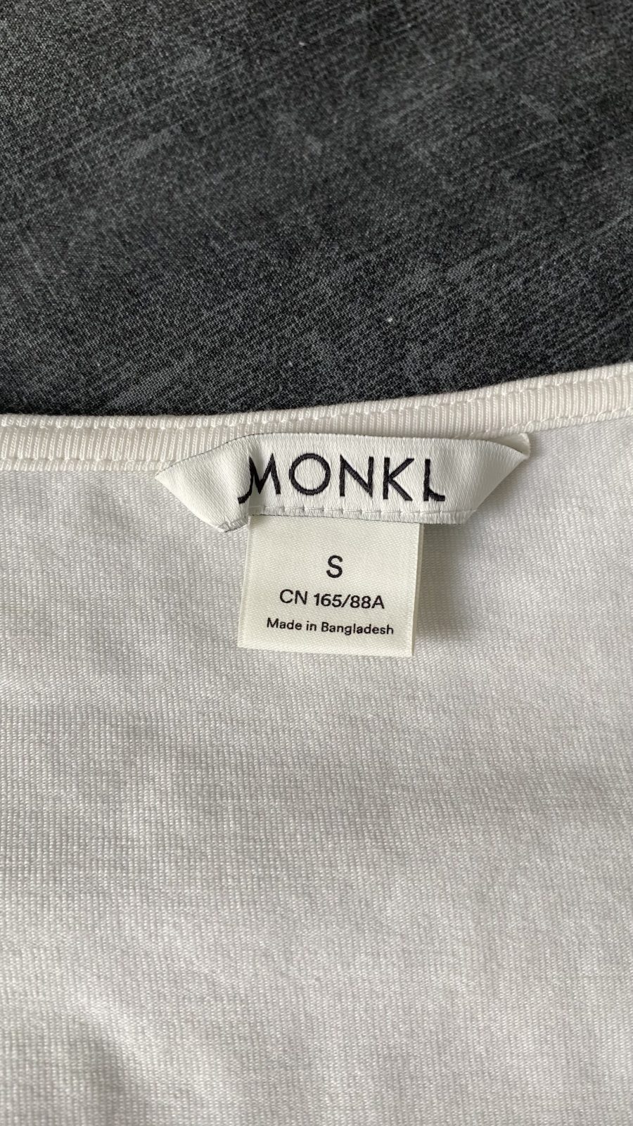 Crop top blanc MONKI