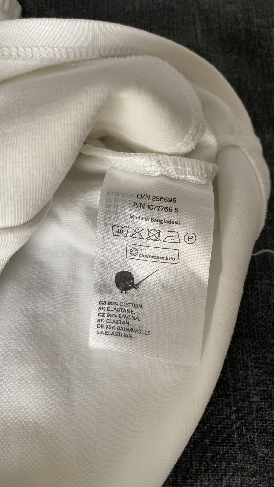 Crop top blanc MONKI