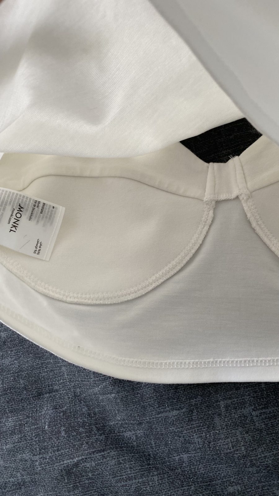 Crop top blanc MONKI