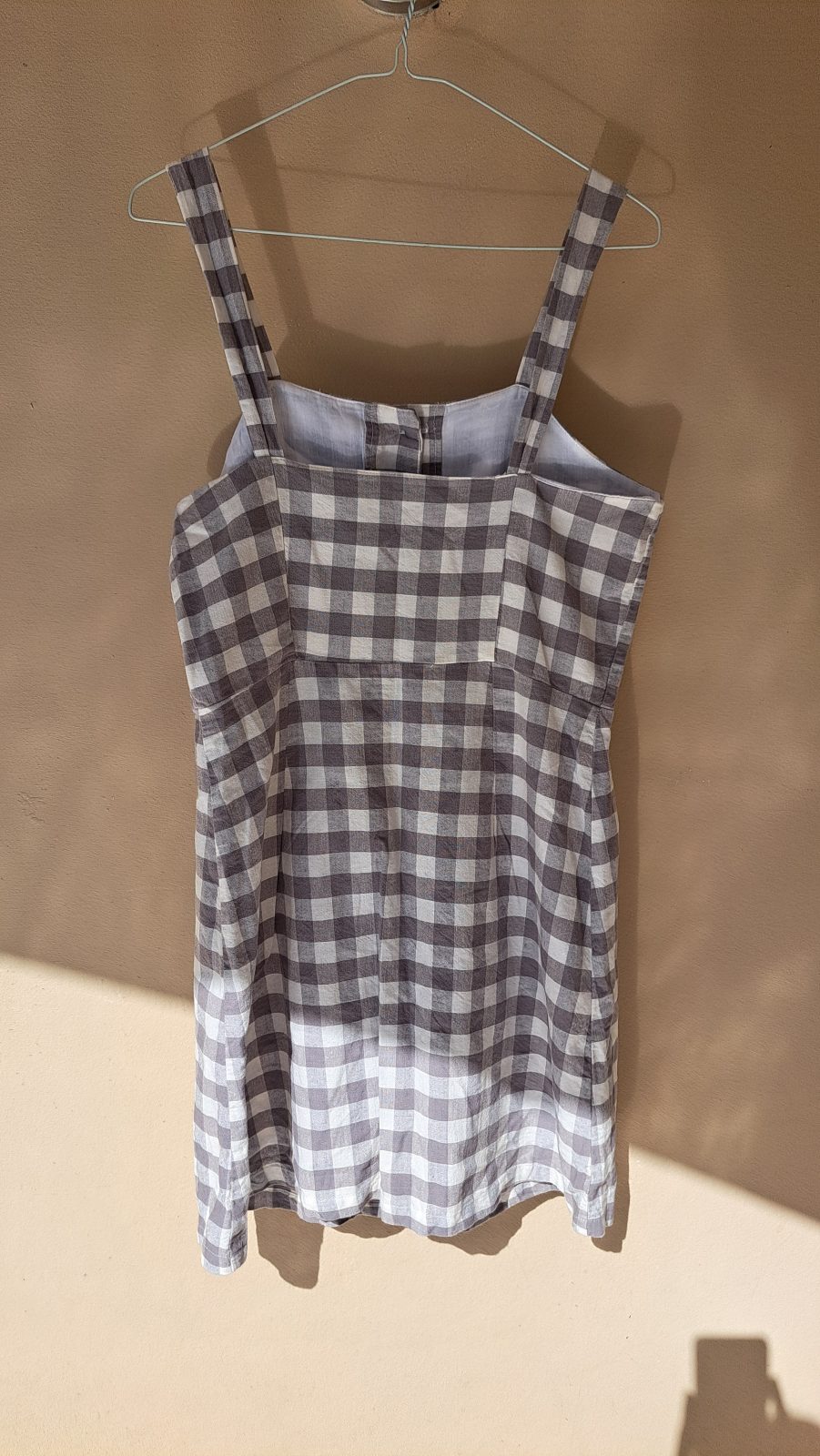 Robe courte à motif Vichy
