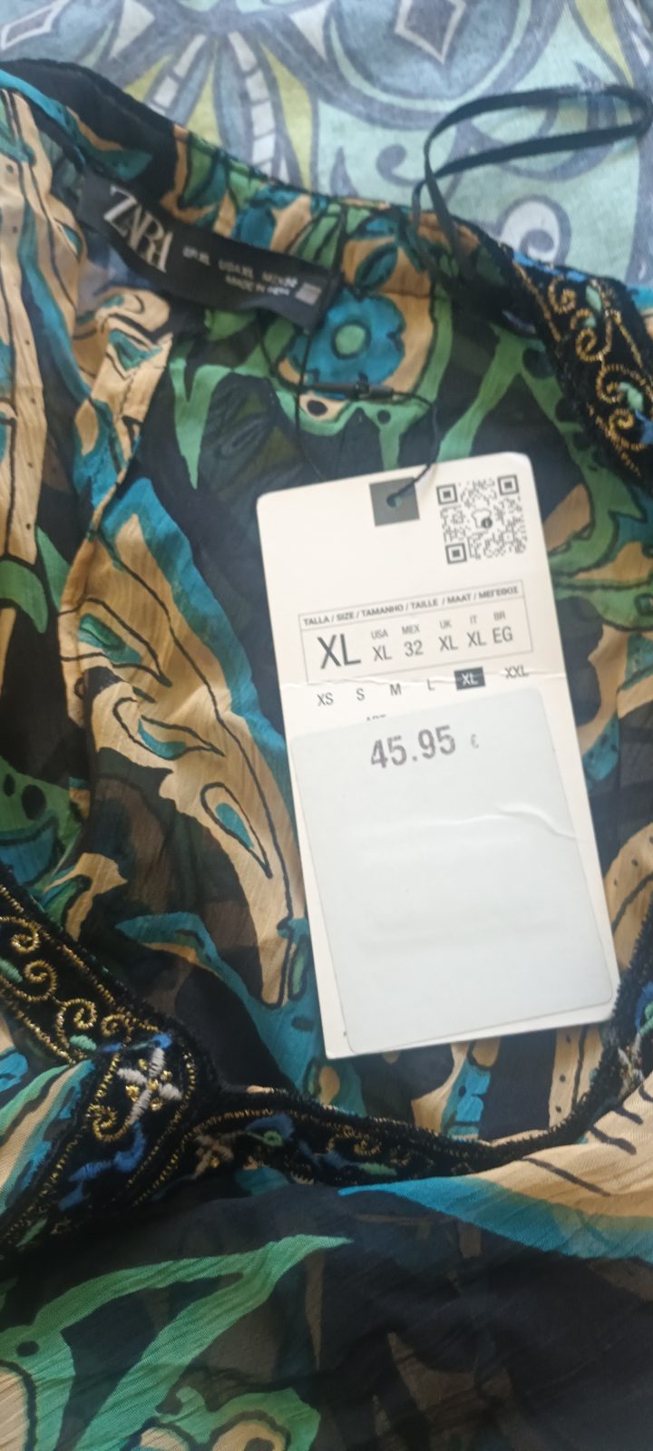 Robe zara taille XL