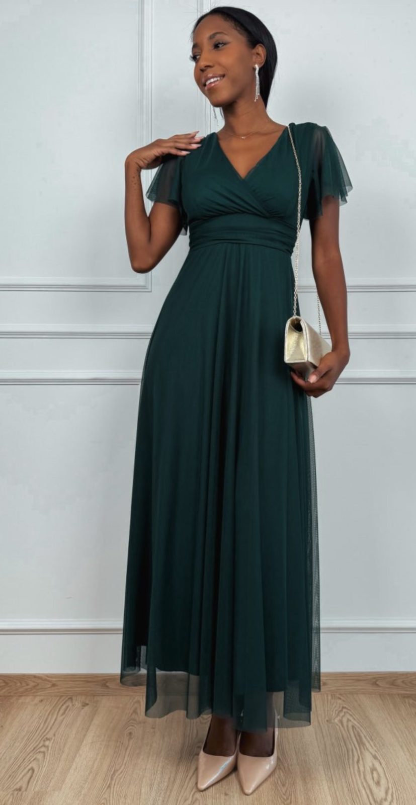 Robe vert émeraude
