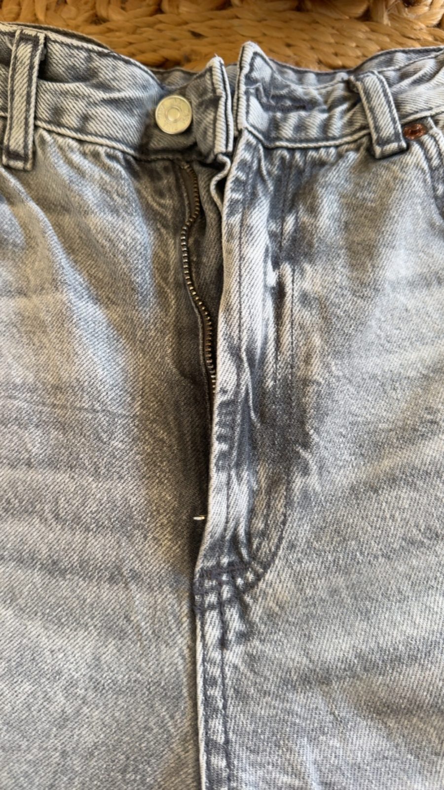 Jeans gris Zara