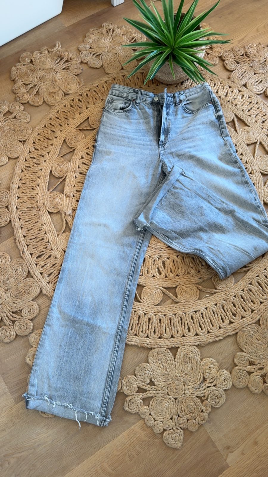 Jeans gris Zara