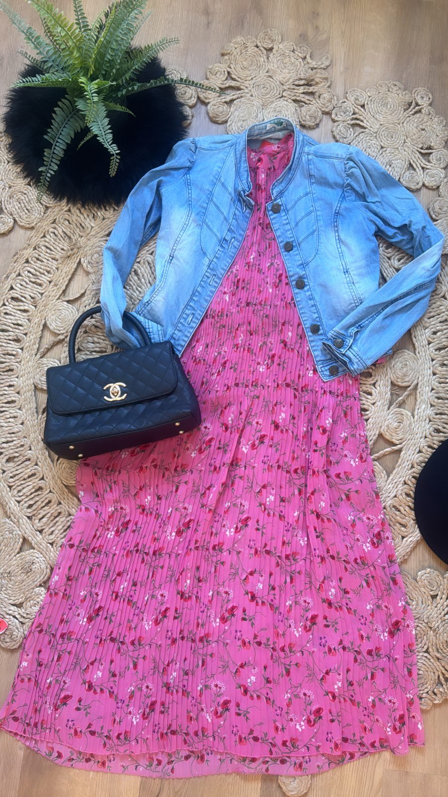 Robe longue rose Asos T S/M