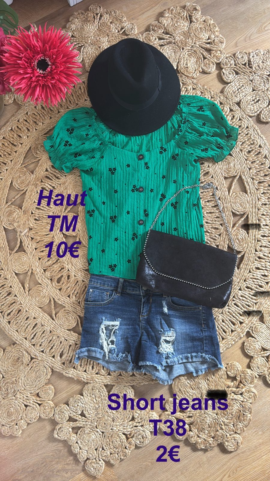 Haut vert TM — Sans marque — La Réunion