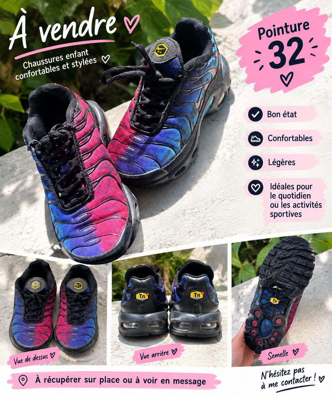 Baskets requin TN