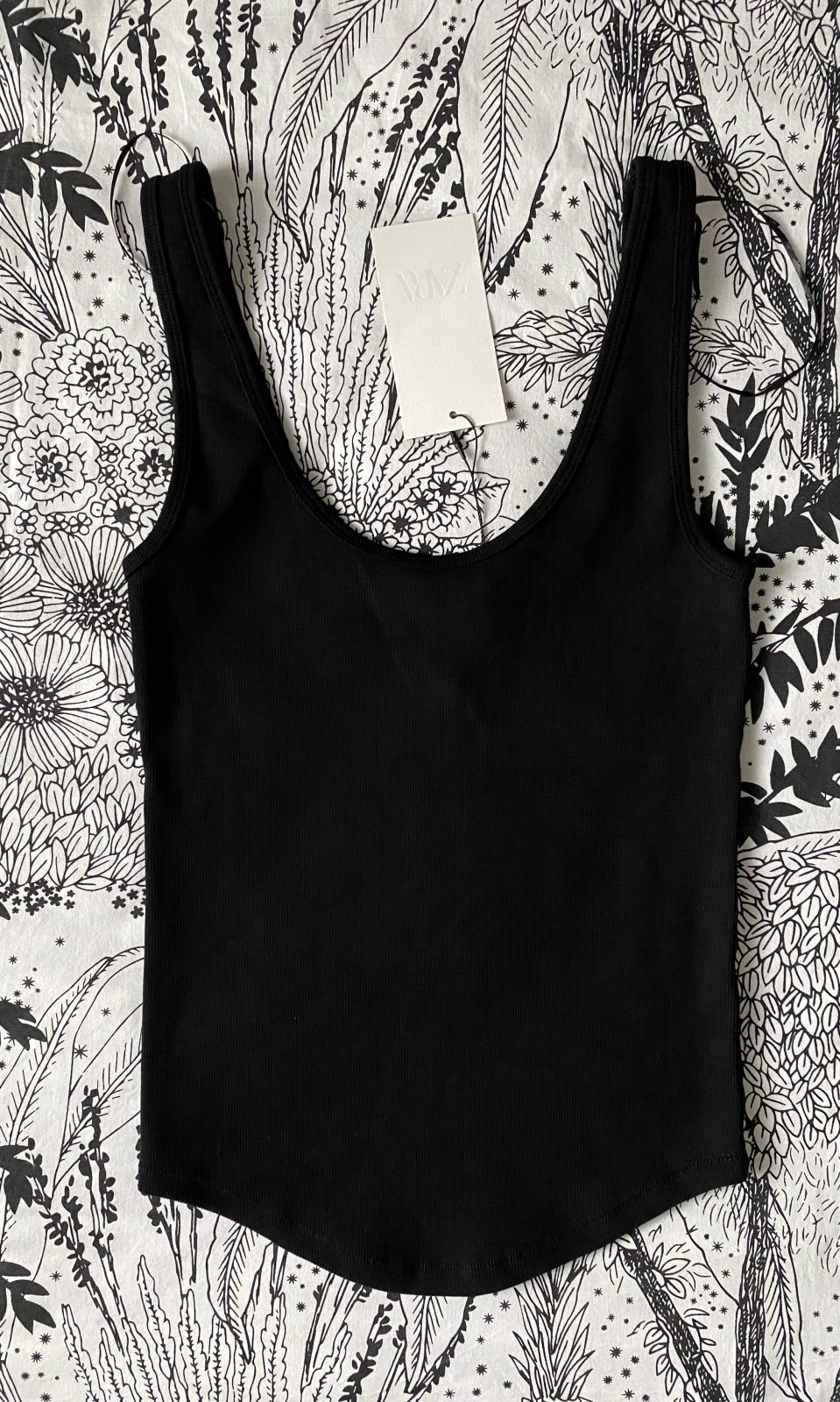 Débardeur noir ZARA