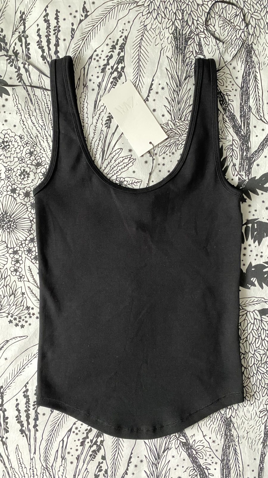 Débardeur noir ZARA