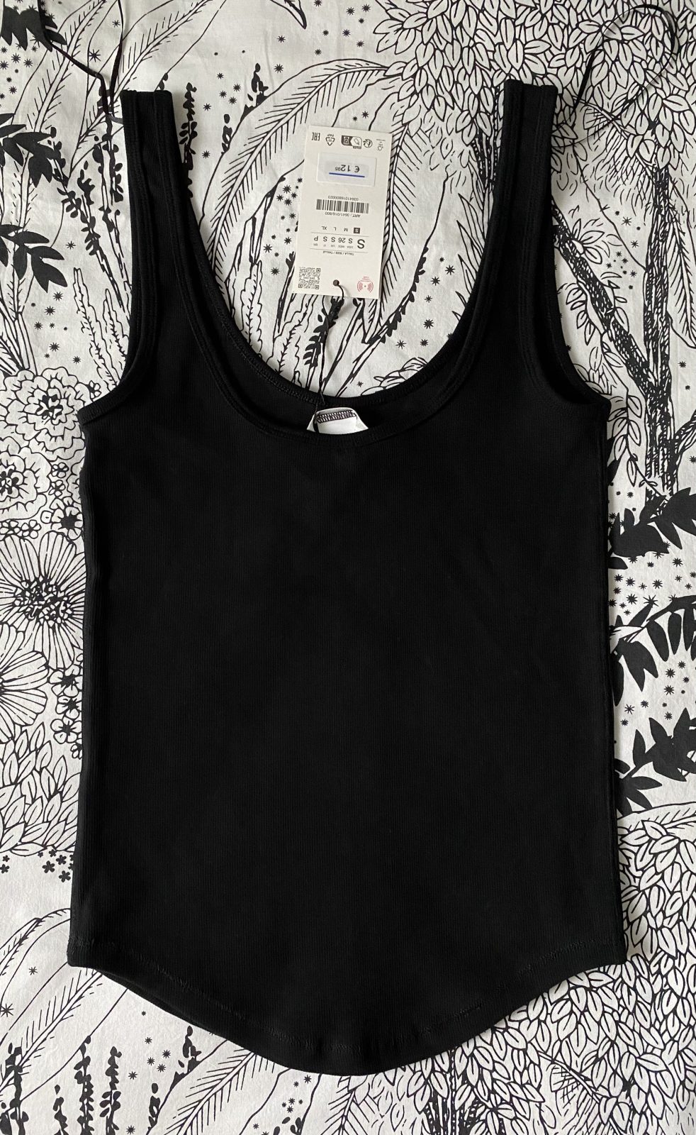 Débardeur noir ZARA