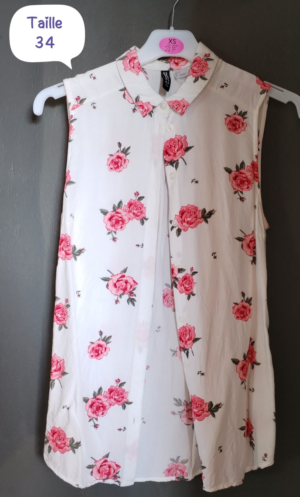 Chemisier fleuri Taille 34