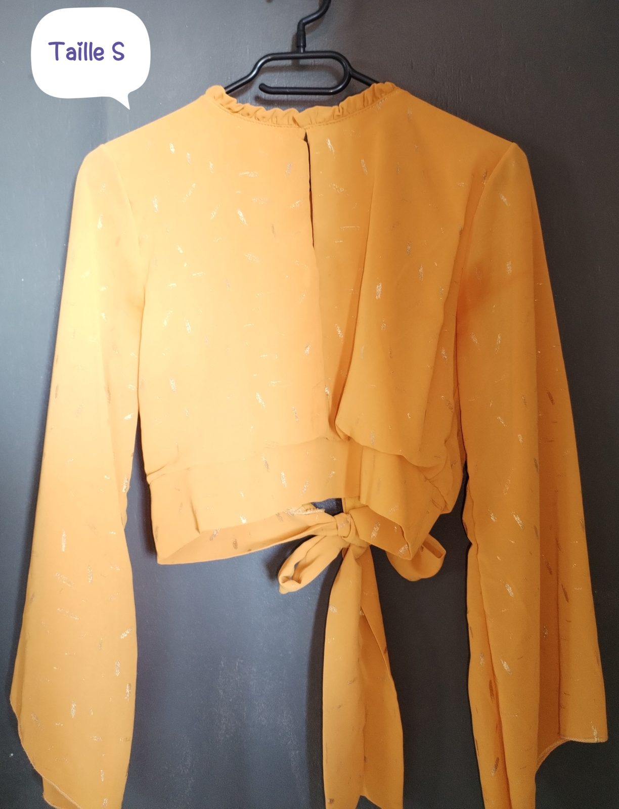 Lot de 2 hauts dos ouverts Taille S