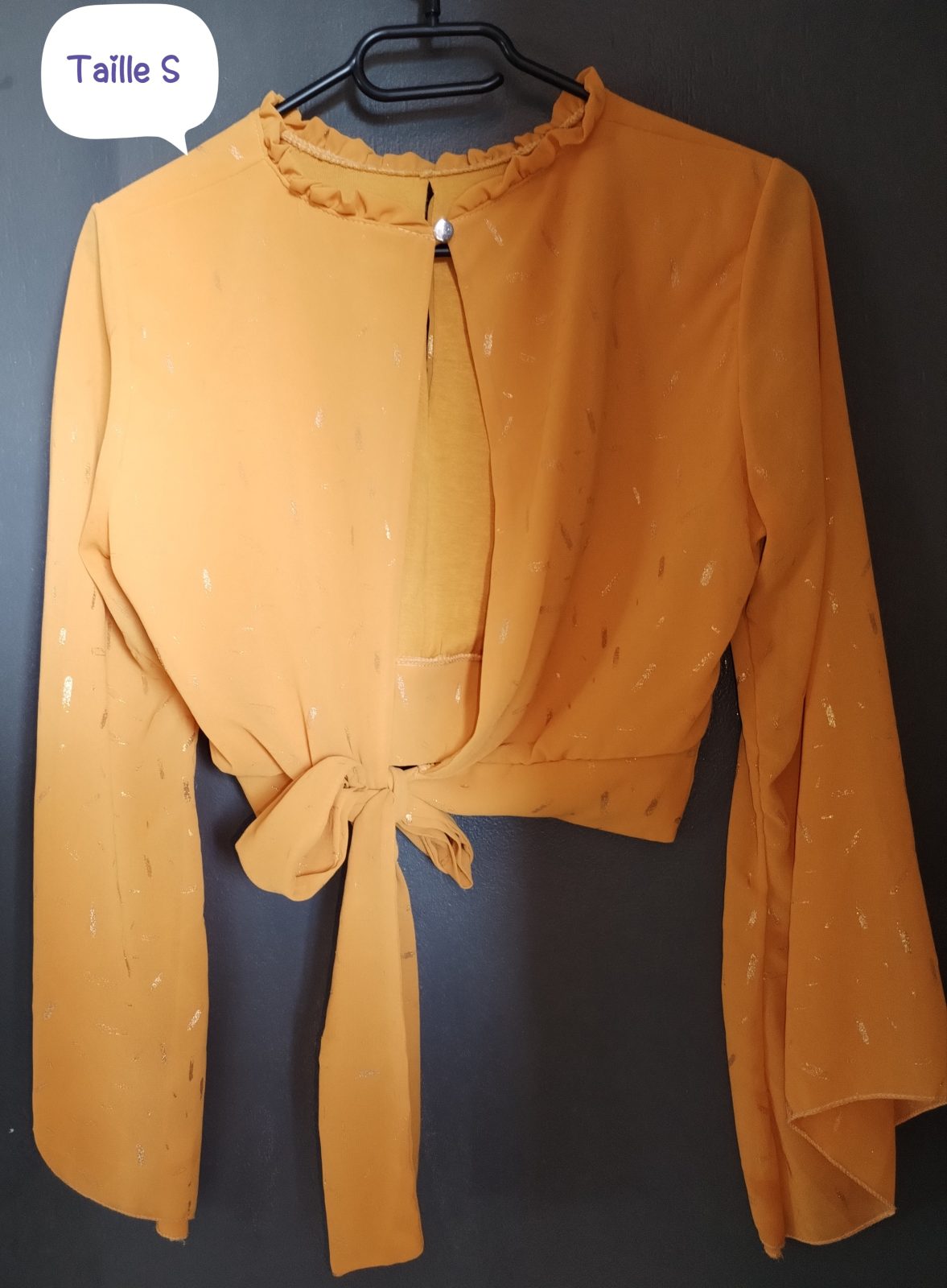 Lot de 2 hauts dos ouverts Taille S