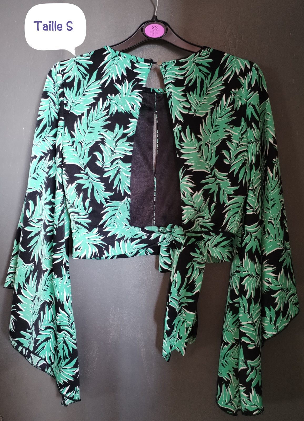 Lot de 2 hauts dos ouverts Taille S