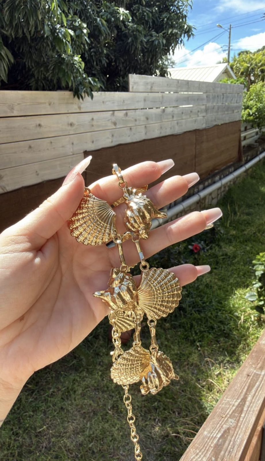Ceinture ajustable coquillage / étoile de mer — La Réunion