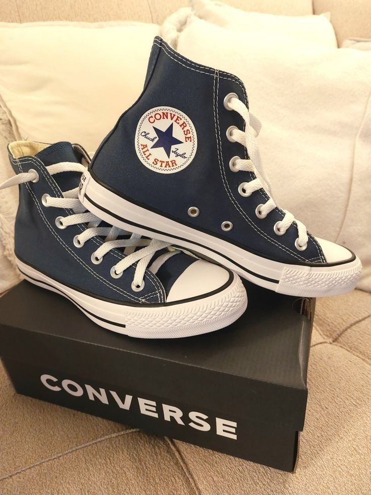 Converse montantes bleu marine