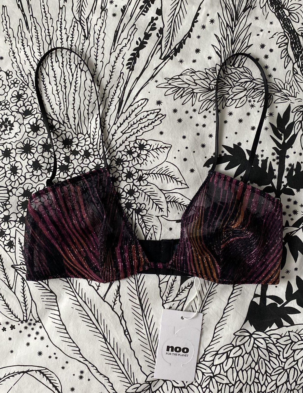 Brassière pailletée