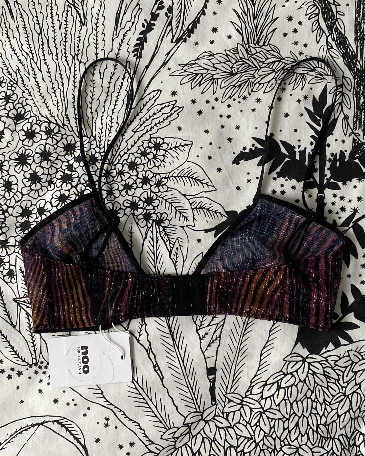 Brassière pailletée